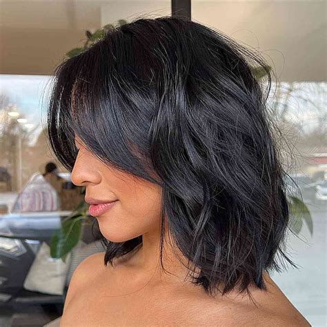 cute short haircuts shoulder length|More.